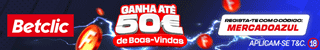 Betclic — Código promocional MERCADOAZUL. Bónus até 100€